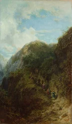 Tourists in the Mountain
